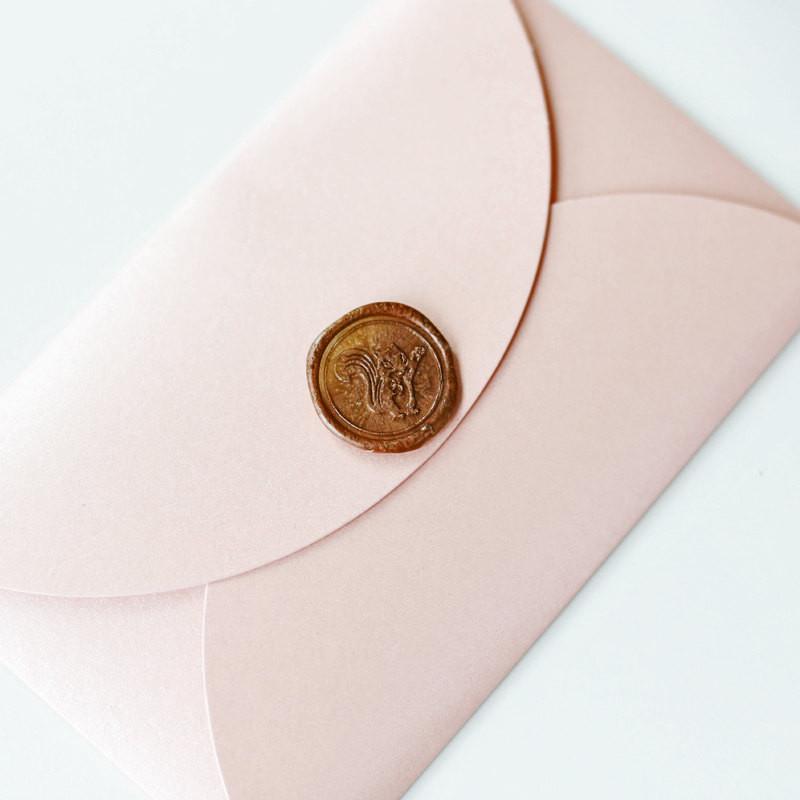 Squirrel wax seal stamp autumn holiday envelope seals animal wax stamp –  DokkiDesign